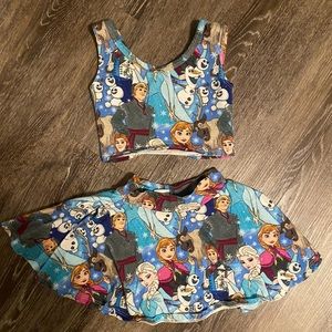 Wild rich kids Frozen two piece